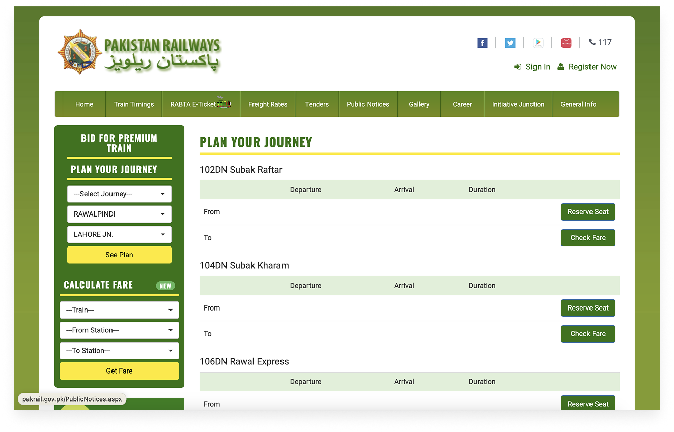 Before redesign example 3